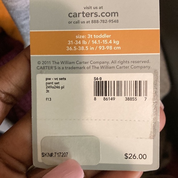 Carters boy 2-piece outfit. 3T. - Picture 5 of 5